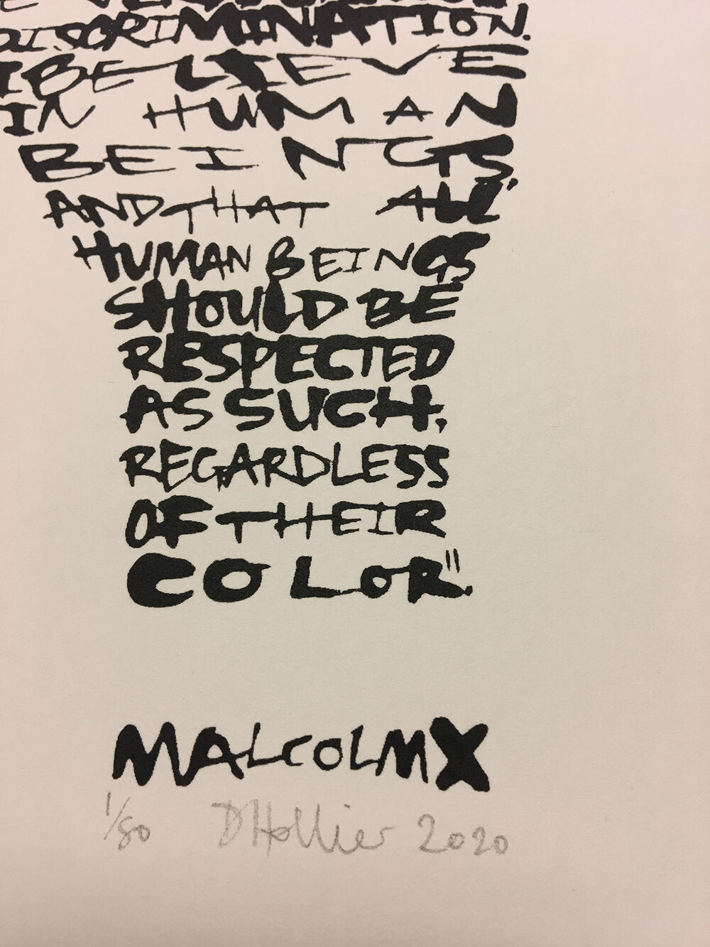 "I am not a Racist..." - Malcolm X