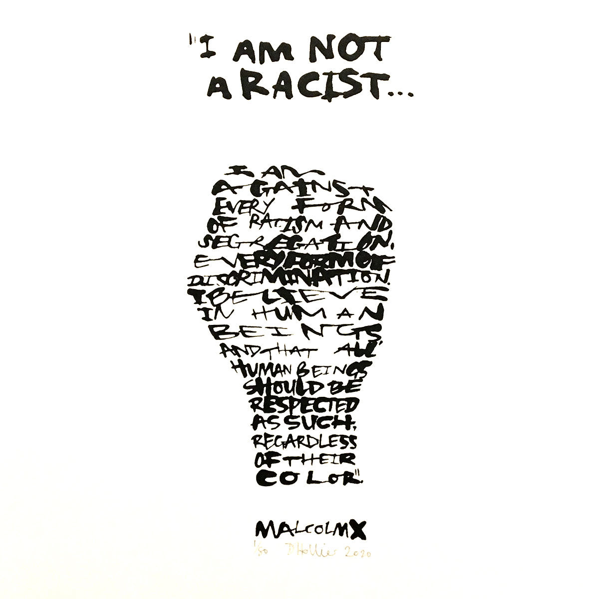 "I am not a Racist..." - Malcolm X
